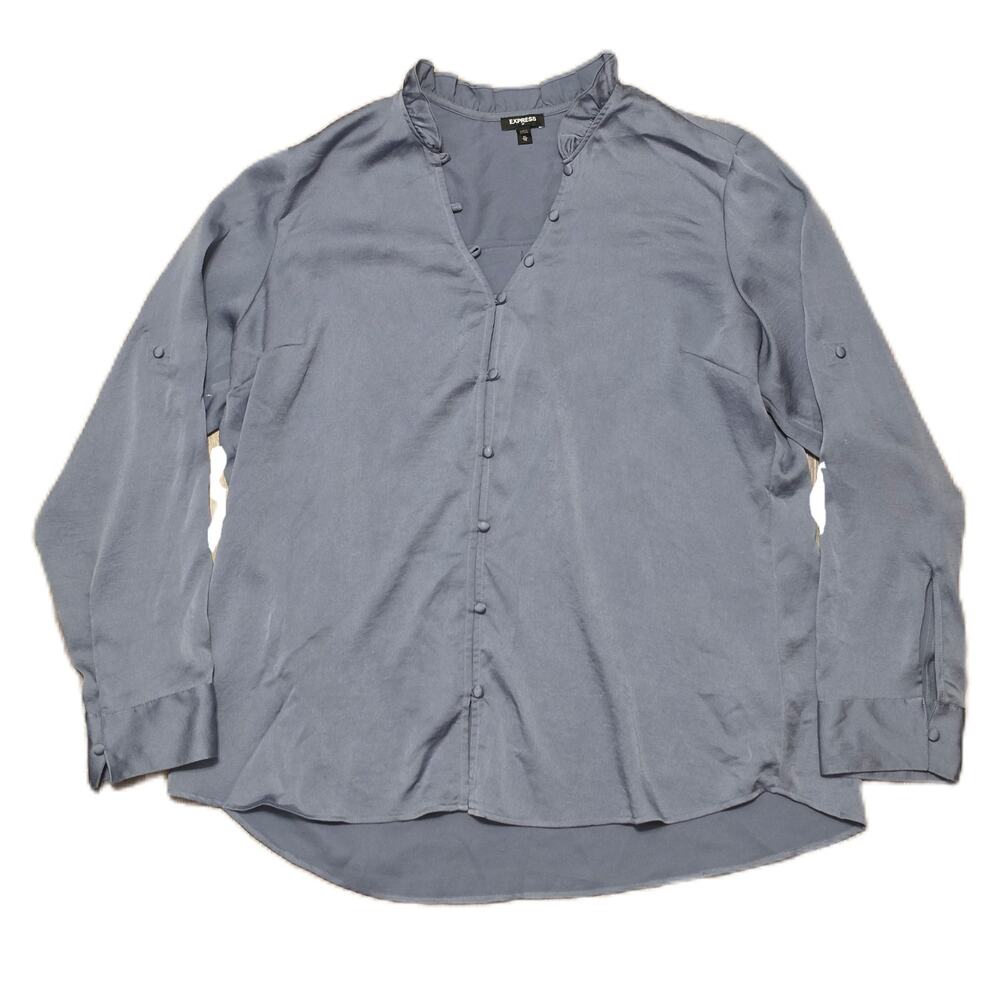 Express Long Sleeve Button Front Blouse – XL – Excellent Condition